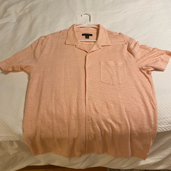 NWOT Banana Republic linen resort shirt - Picture 4 of 6